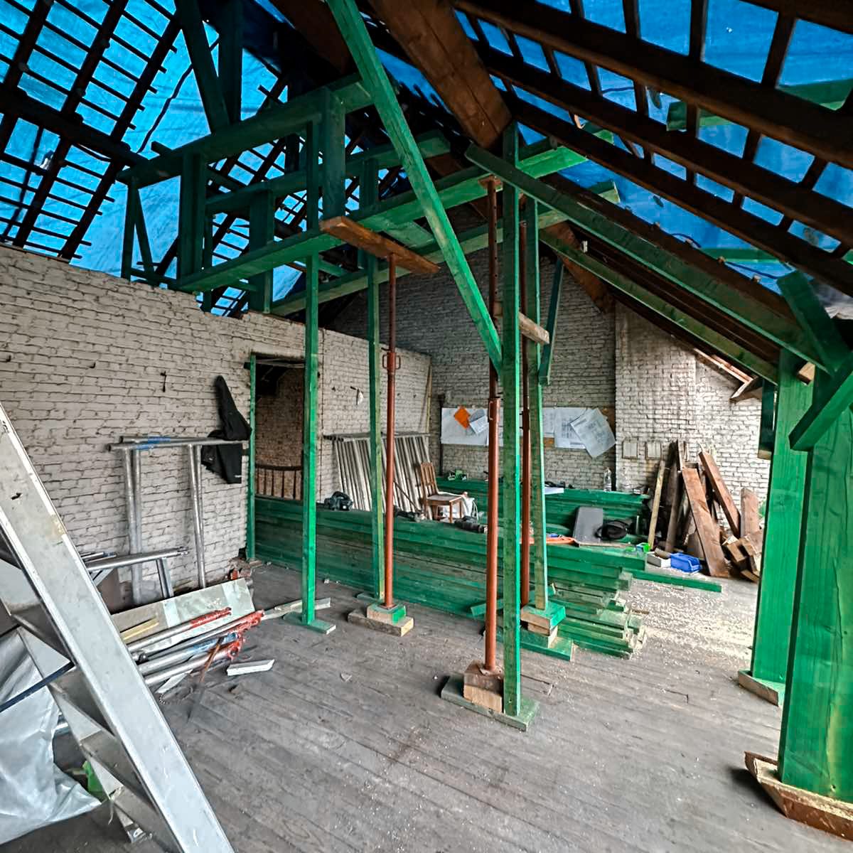 Transformation complète de la toiture au cœur de Louvain - Image 5